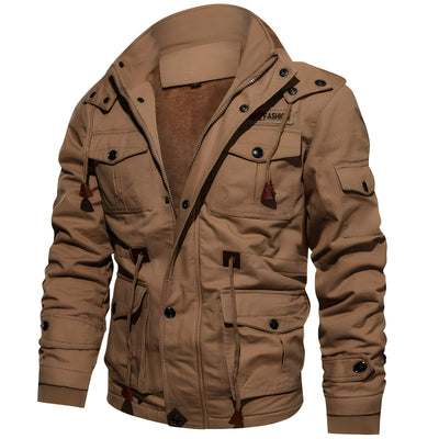 Katoenen Militaire Jas voor Heren