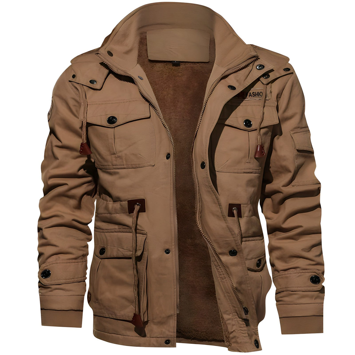 Katoenen Militaire Jas voor Heren