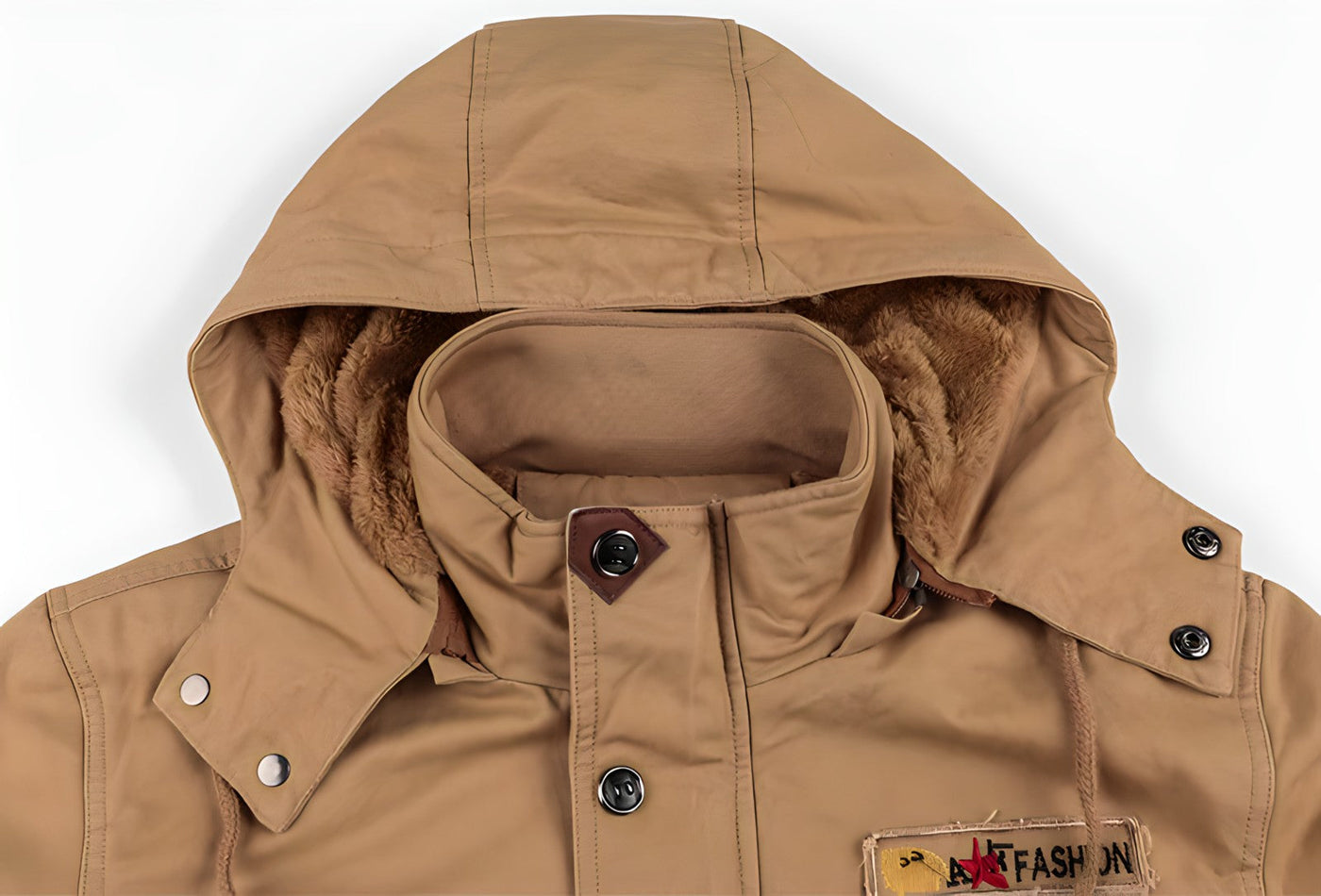 Katoenen Militaire Jas voor Heren