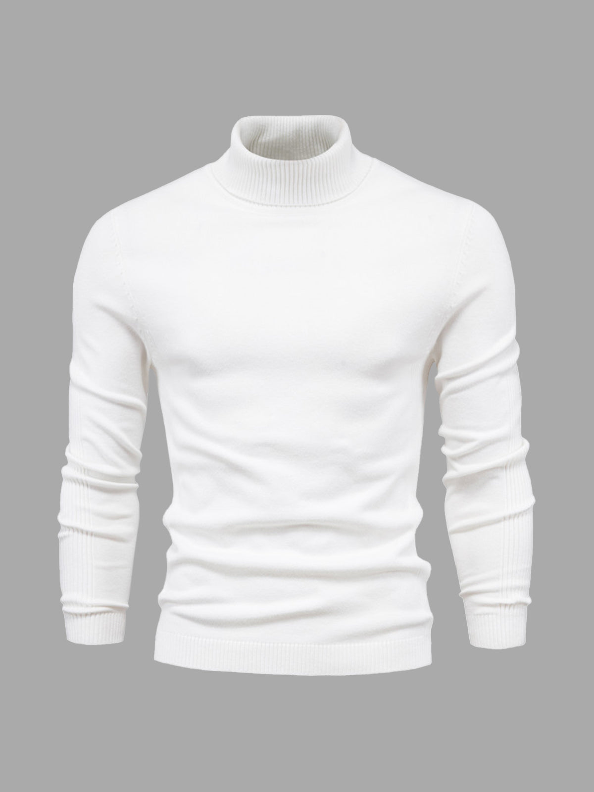 Wollen Rollkragenpullover für Herren
