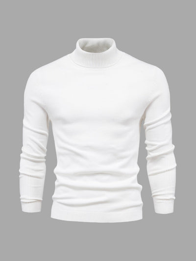 Wollen Rollkragenpullover für Herren