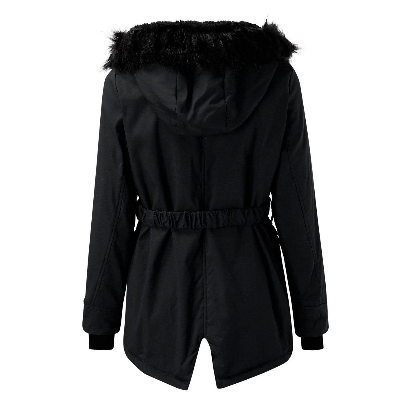 Casual Lange Parka met Capuchon voor Dames