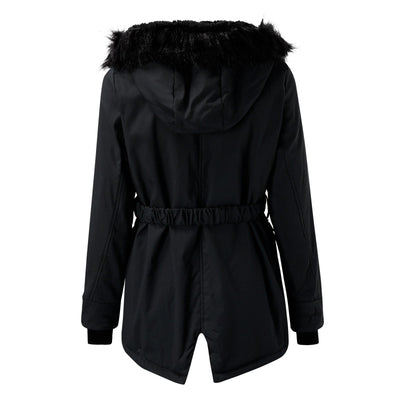 Casual Lange Parka met Capuchon voor Dames