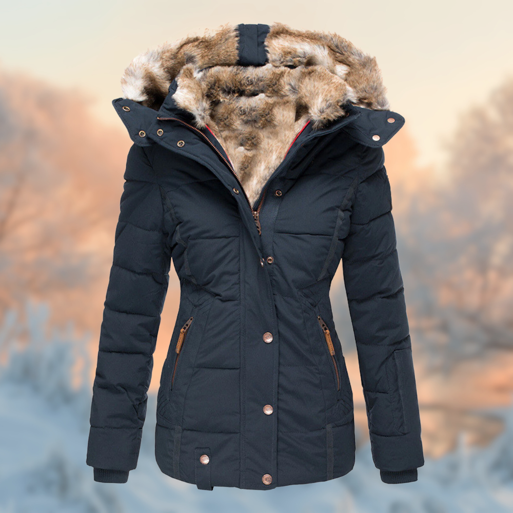 Katoenen Hooded Winterjas voor Dames