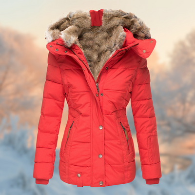 Katoenen Hooded Winterjas voor Dames