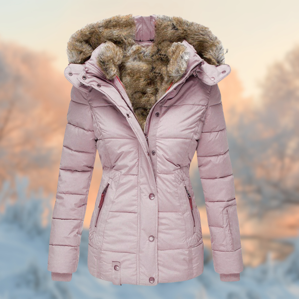Katoenen Hooded Winterjas voor Dames
