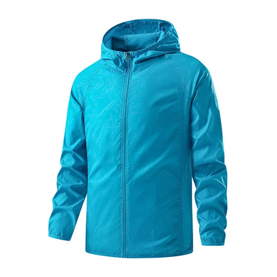 Louis-plain softshell heren waterdichte ademende jas met capuchon