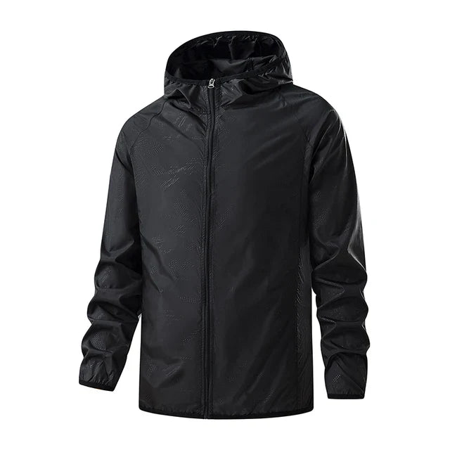 Louis-plain softshell heren waterdichte ademende jas met capuchon