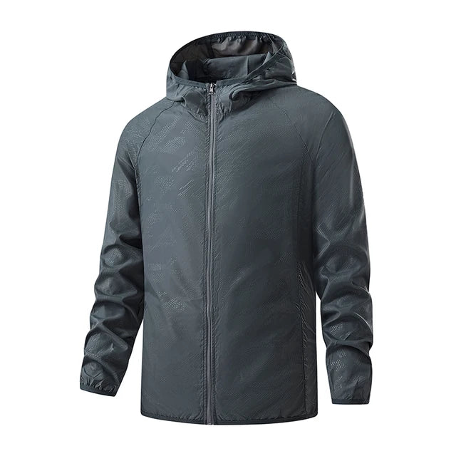 Louis-plain softshell heren waterdichte ademende jas met capuchon