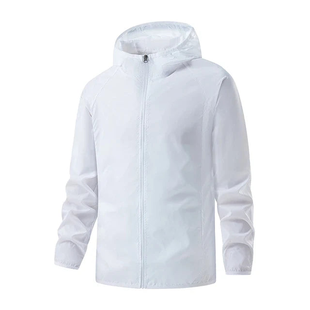 Louis-plain softshell heren waterdichte ademende jas met capuchon