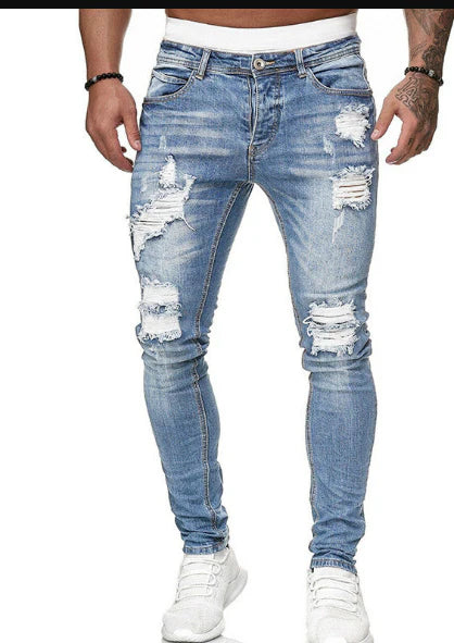 Malcolm-Gescheurde jeans voor mannen - Huis Van Stijl