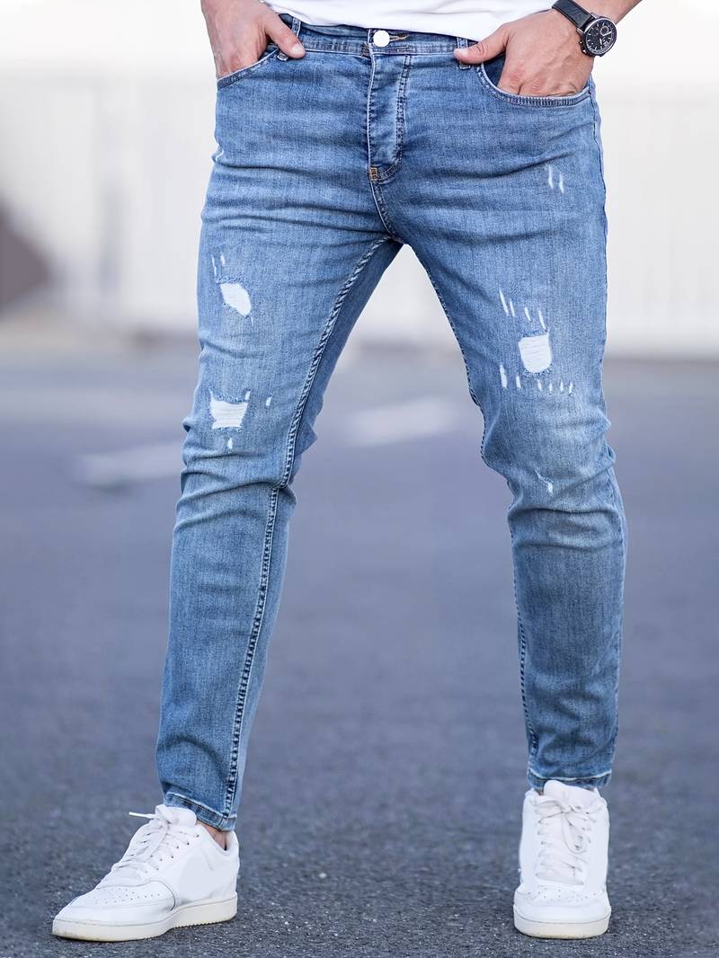 Malcolm-Gescheurde jeans voor mannen - Huis Van Stijl