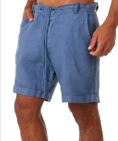 Kalio - Korte linnen shorts voor heren