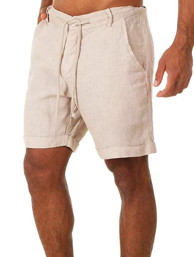 Kalio - Korte linnen shorts voor heren