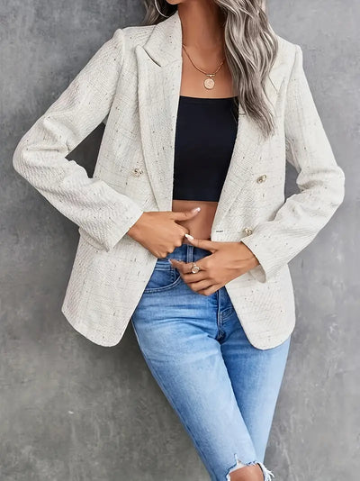 Elegante dames blazer in tweed