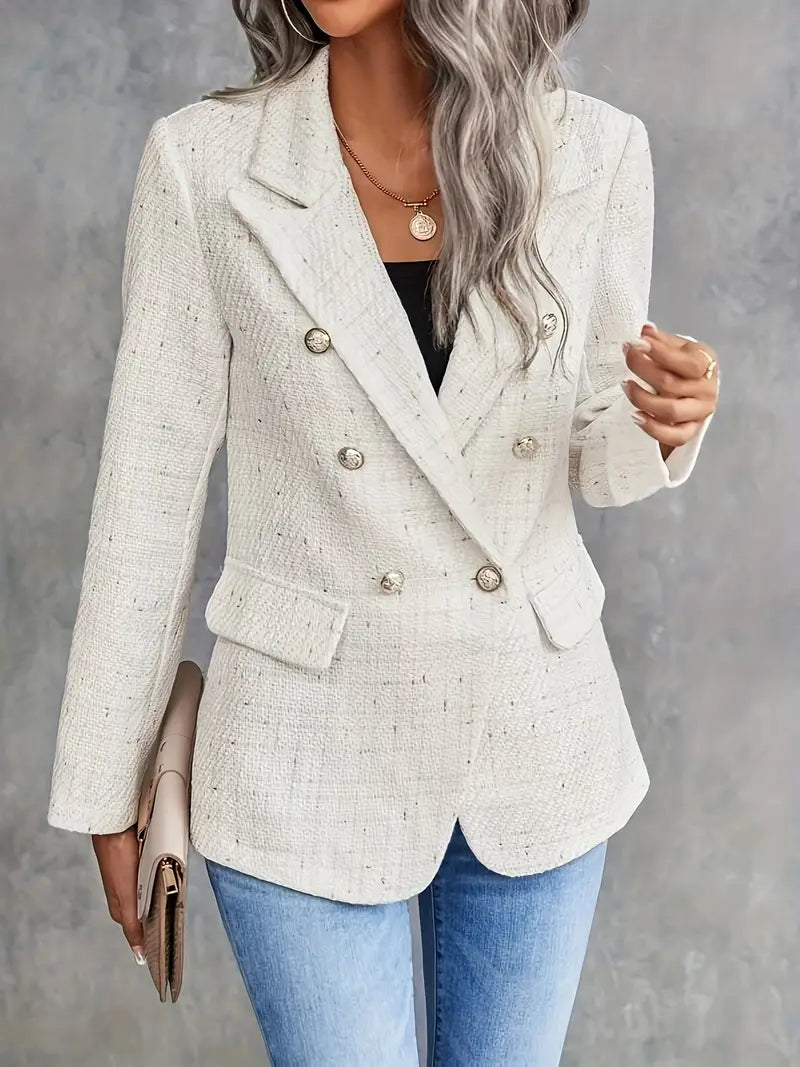 Elegante dames blazer in tweed