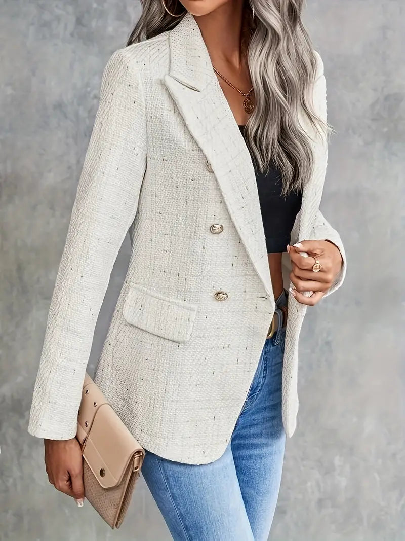 Elegante dames blazer in tweed