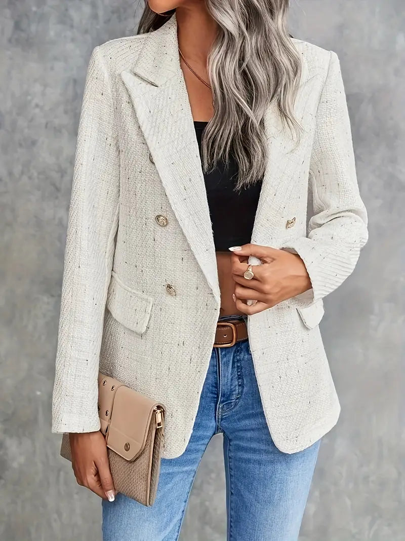 Elegante dames blazer in tweed