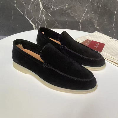 Elegante loafers van suédine voor heren