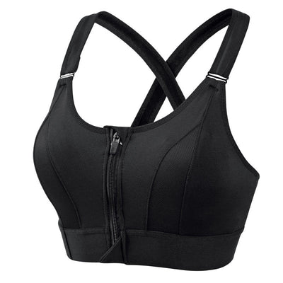 Ademende Sportbeha met Ritssluiting voor Dames