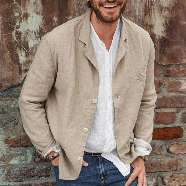 Casual Katoenen Blazer voor Heren