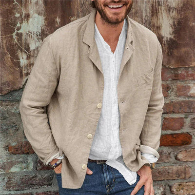 Casual Katoenen Blazer voor Heren