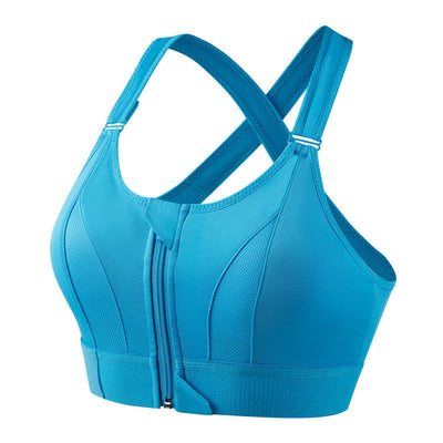 Ademende Sportbeha met Ritssluiting voor Dames
