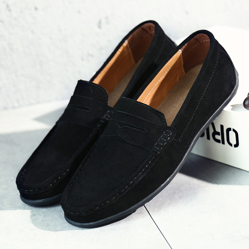 Suede Slip-On Loafers voor Heren