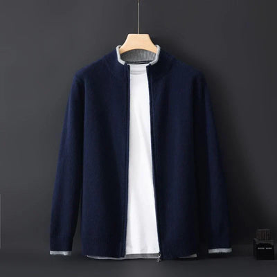 Chique Gebreide Cardigan met Rits voor Heren