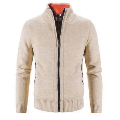 Hayden- Hoog Hals Vest Sweater Jasje - Huis Van Stijl