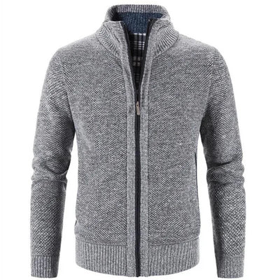 Hayden- Hoog Hals Vest Sweater Jasje - Huis Van Stijl