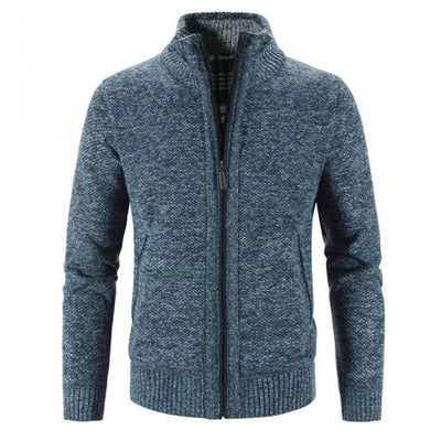 Hayden- Hoog Hals Vest Sweater Jasje - Huis Van Stijl