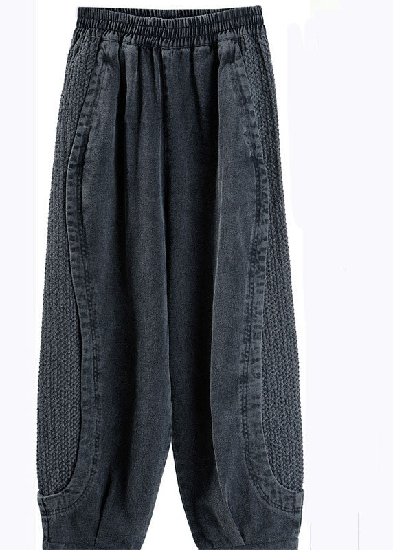 Katoenen Harem Broek met Hoge Taille voor Dames
