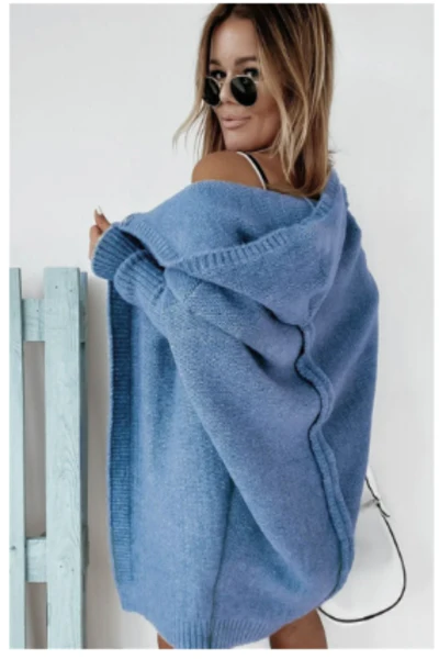 Lange Cardigan met Capuchon voor Dames