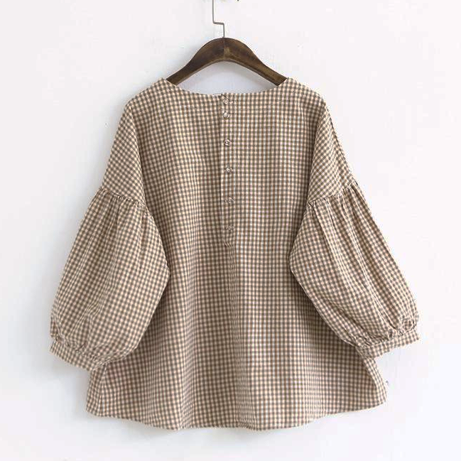 Katoenen Blouse met Asymmetrische Snit voor Dames