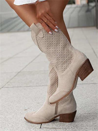 Chique Western Style Enkellaarzen voor Dames