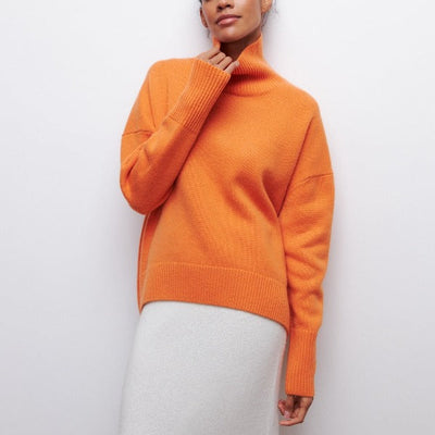Trendy Sweater met Halfhoge Kraag voor Dames
