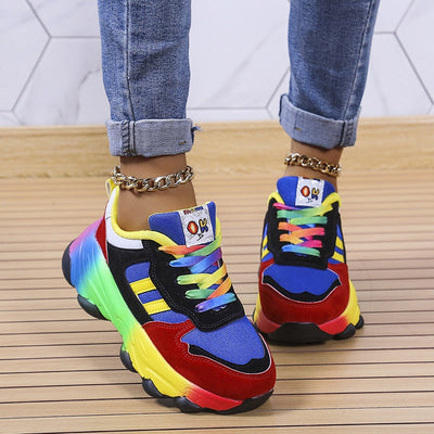 Kleurrijke Casual Sneakers voor Vrouwen