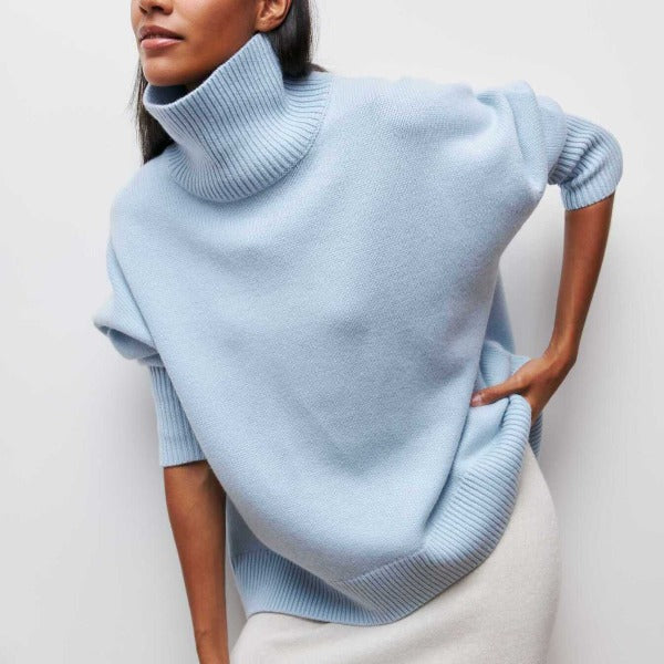 Trendy Sweater met Halfhoge Kraag voor Dames
