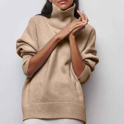 Trendy Sweater met Halfhoge Kraag voor Dames
