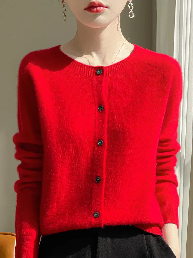 Wollen Open Cardigan voor Dames