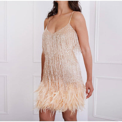 Elegante V-Hals Cocktailjurk voor Dames