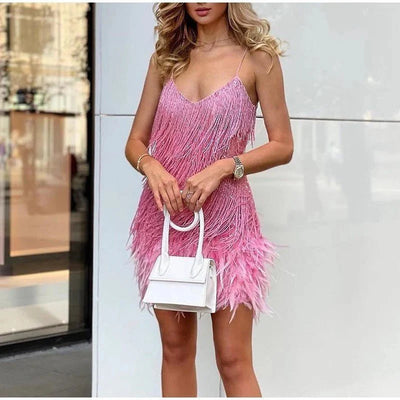 Elegante V-Hals Cocktailjurk voor Dames
