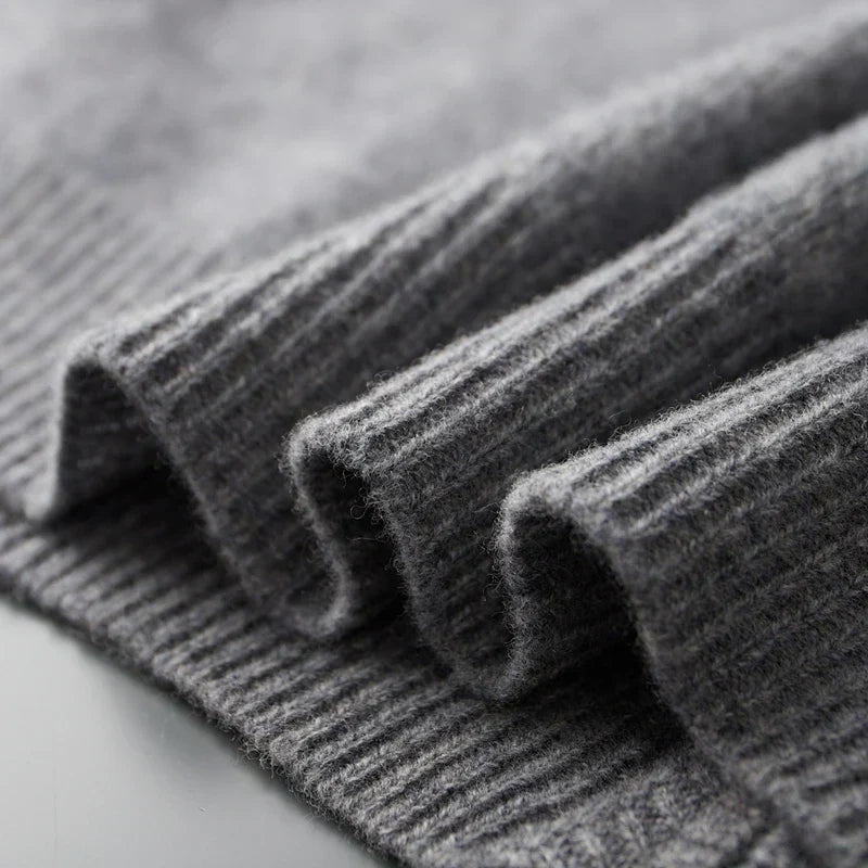 Chique Gebreide Cardigan met Rits voor Heren
