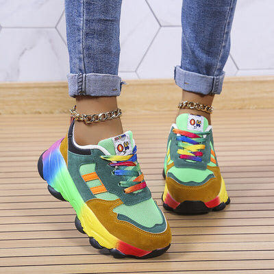Kleurrijke Casual Sneakers voor Vrouwen