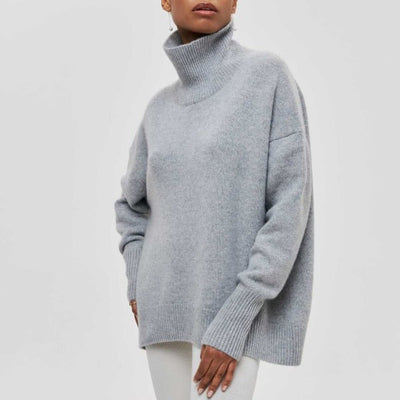 Trendy Sweater met Halfhoge Kraag voor Dames
