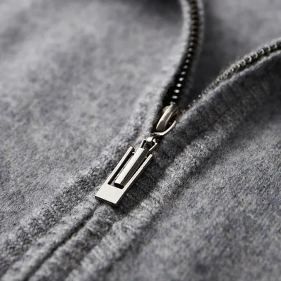 Chique Gebreide Cardigan met Rits voor Heren