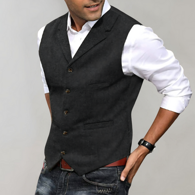 Herenvest met Meerdere Zakken voor Speciale Gelegenheden