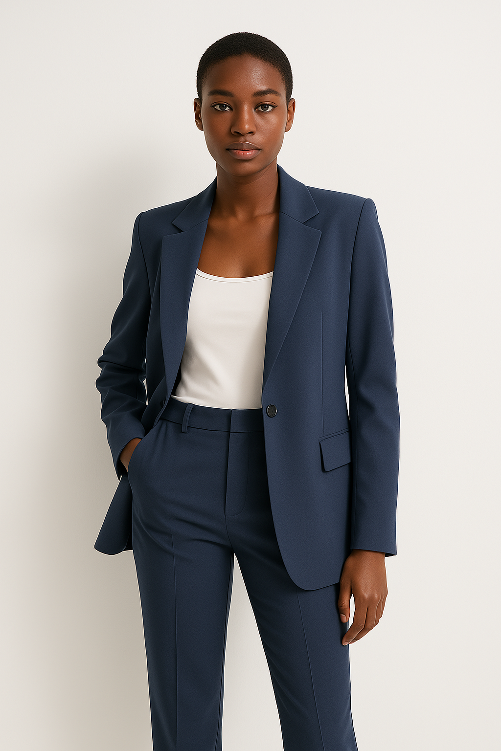 Elegante Zakelijke Broekpak voor Dames