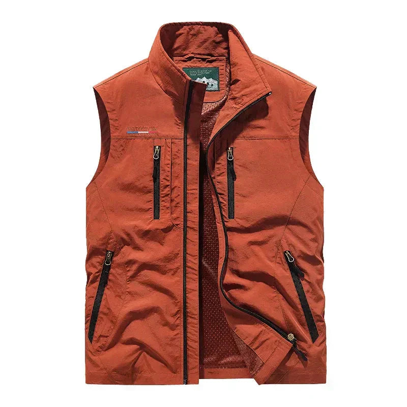 Katoenmix Mouwloos Vest voor Heren